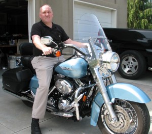 George on Bike Custom 300x263 George Pafundi
